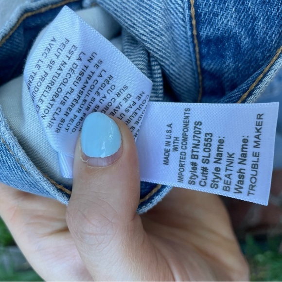 SLVRLAKE Beatnik High Rise Slim Jean in Trouble Maker New with Tags! - Picture 8 of 10